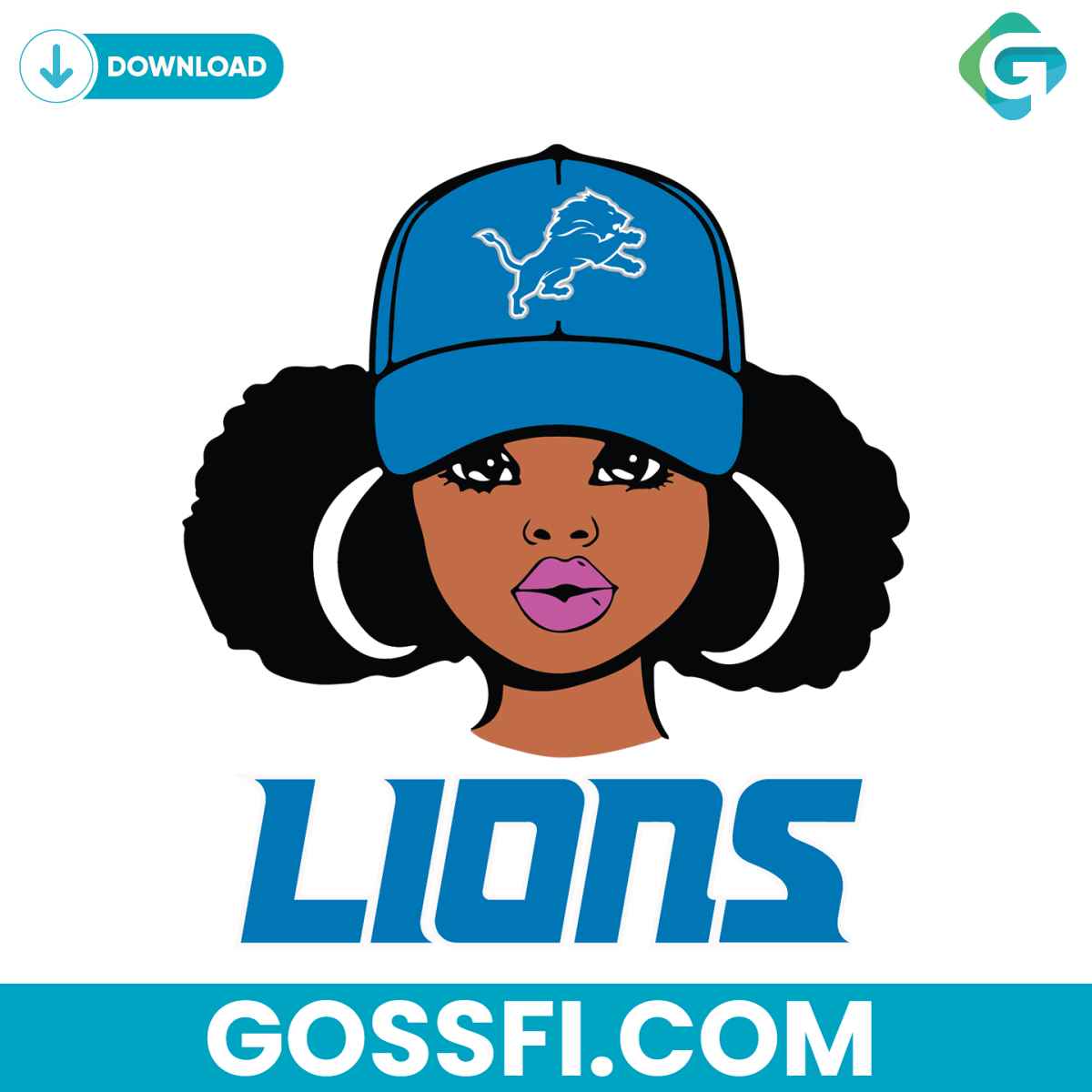 Detroit Lions Girl Svg Cricut Digital Download - Gossfi.com