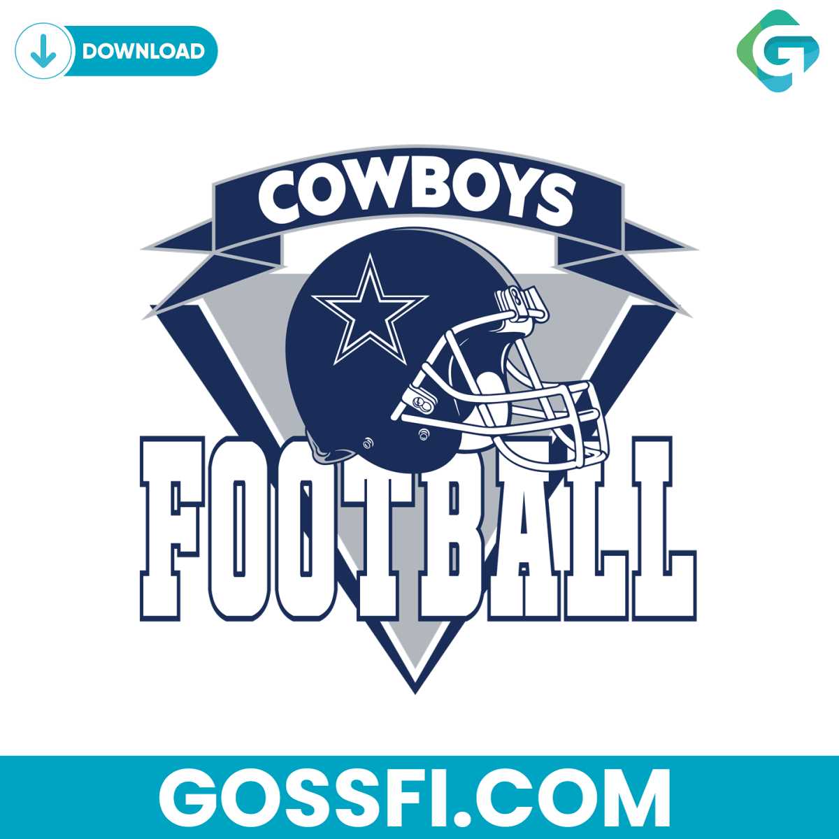 Cowboys Football Helmet Svg Cricut Digital Download - Gossfi.com