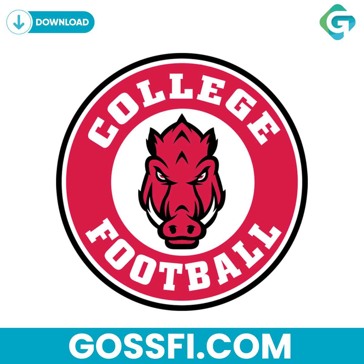 For Life Arkansas Razorbacks Svg Cricut Digital Download - Gossfi.com