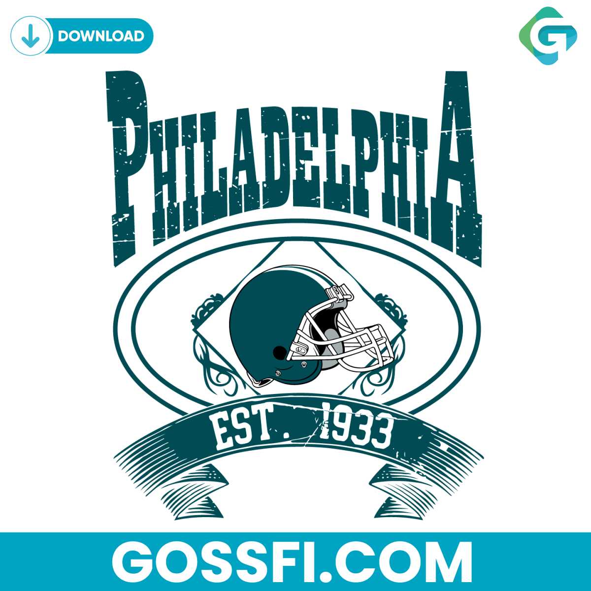 Philadelphia Football Helmet Svg Digital Download - Gossfi.com