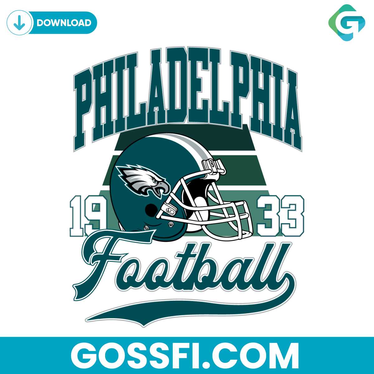 Philadelphia Eagles 1933 Svg Cricut Digital Download - Gossfi.com