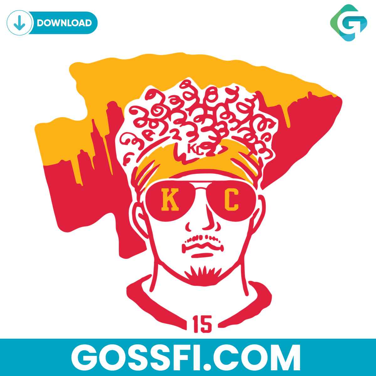 Patrick Mahomes Chiefs Logo Svg - Gossfi.com