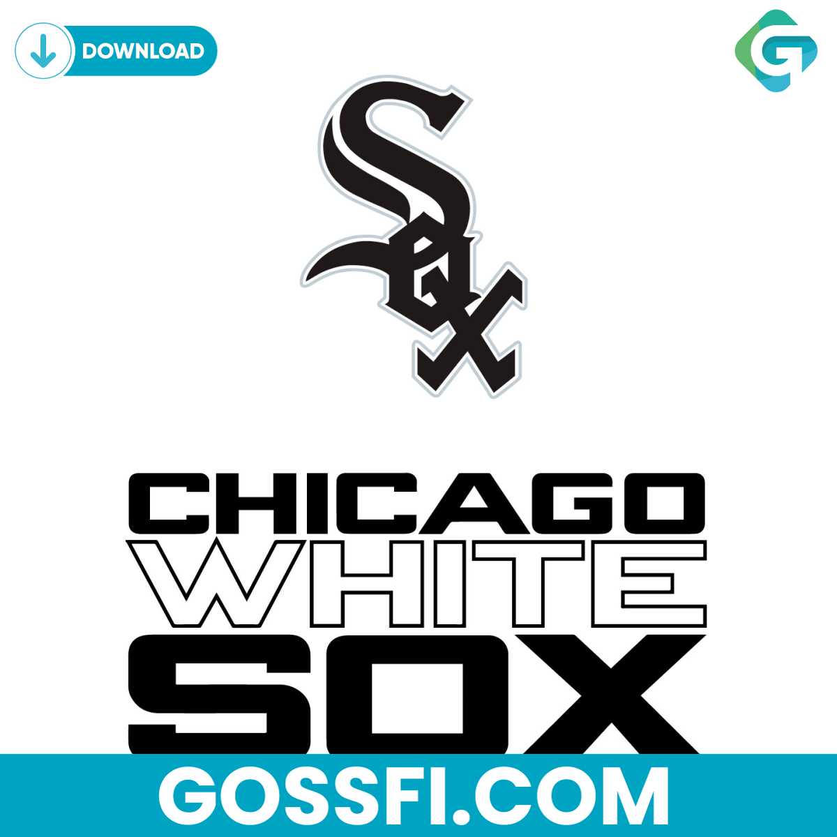 Chicago White Sox Logo Svg Digital Download - Gossfi.com