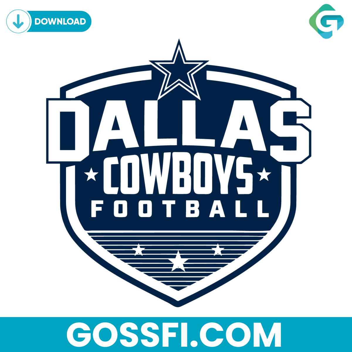 Dallas Cowboys Football Svg Digital Download - Gossfi.com