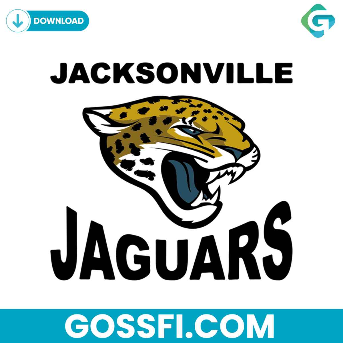 Jacksonville Jaguars Mascot Logo Svg Digital Download - Gossfi.com