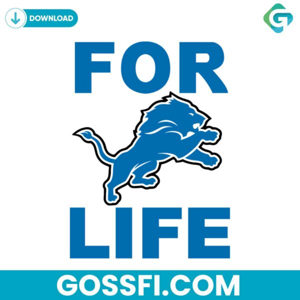 Football Detroit Lions Logo Svg Digital Download - Gossfi.com