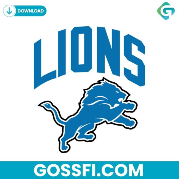 Lions Football Skyline Svg Cricut Digital Download - Gossfi.com