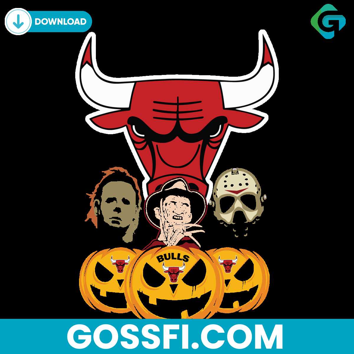 halloween-horror-movie-pumpkin-chicago-bulls-svg-gossfi