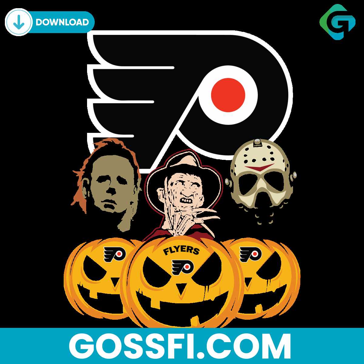 philadelphia-flyers-halloween-horror-movie-pumpkin-svg-gossfi