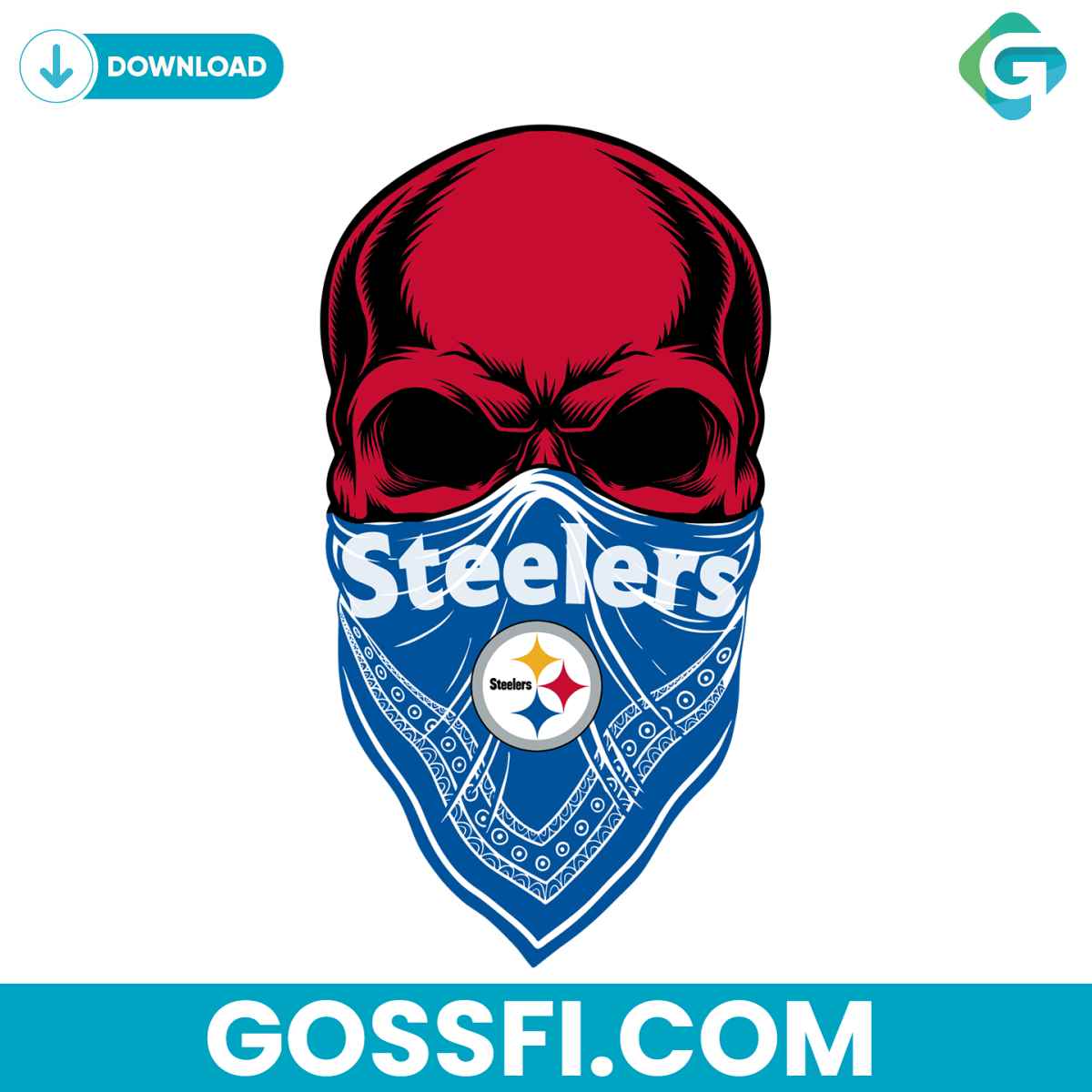 Sugar Skull Steelers Helmet Svg Digital Download - Gossfi.com