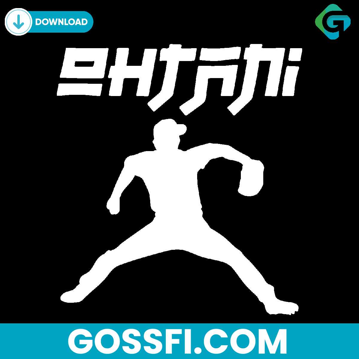 Shohei Ohtani Los Angeles Dodgers Baseball Svg - Gossfi.com