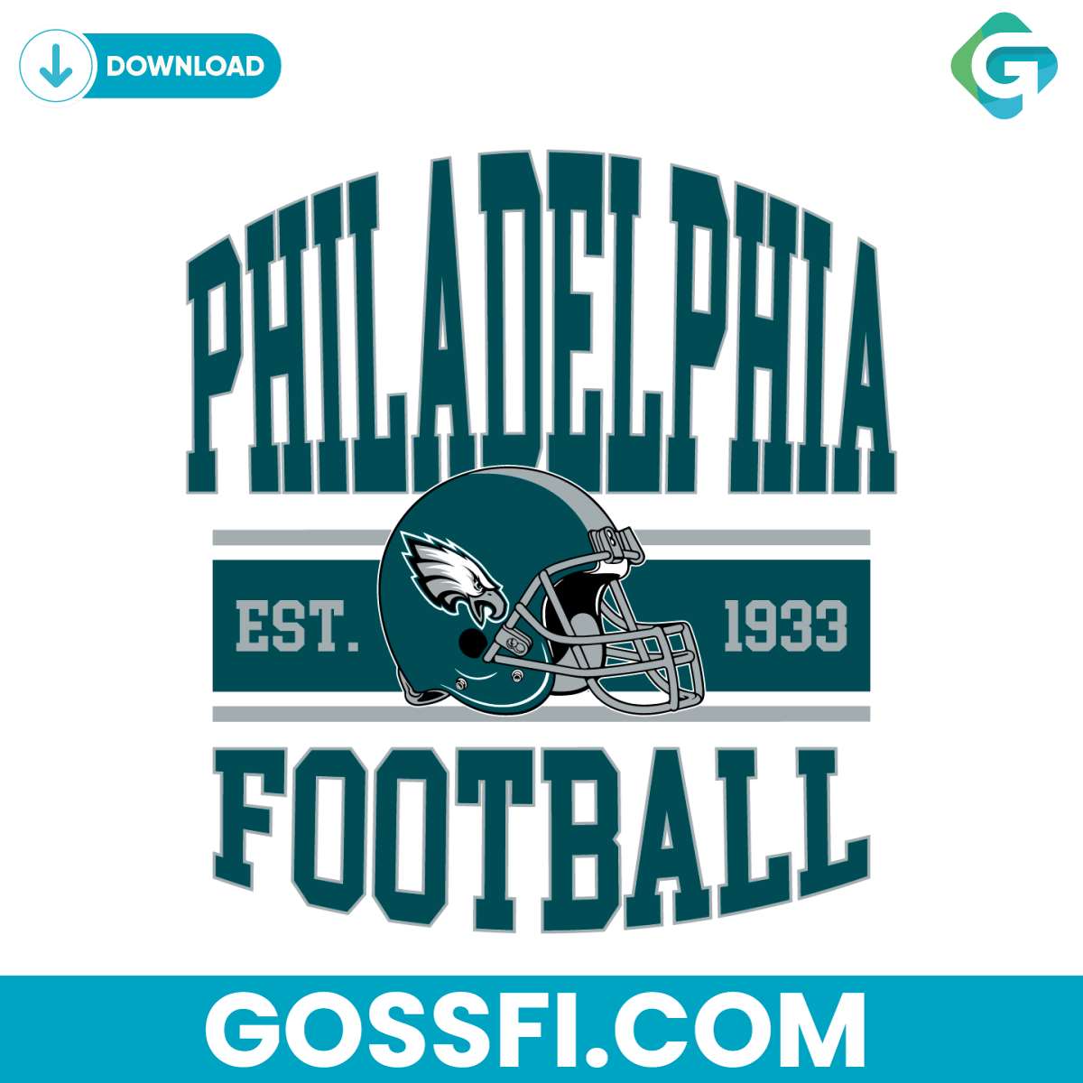 Retro Philadelphia Football Helmet Svg Digital Download - Gossfi.com