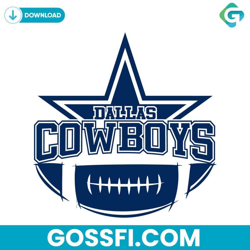 Dallas Cowboys Football Svg Digital Download