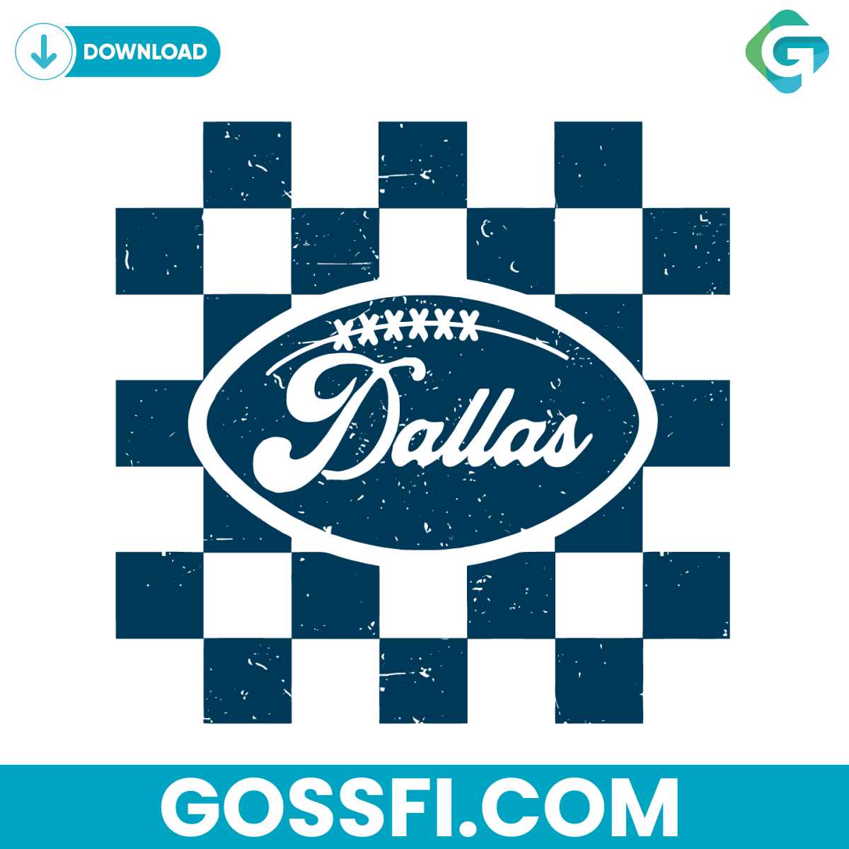 karo-muster-dallas-football-svg-digital-download