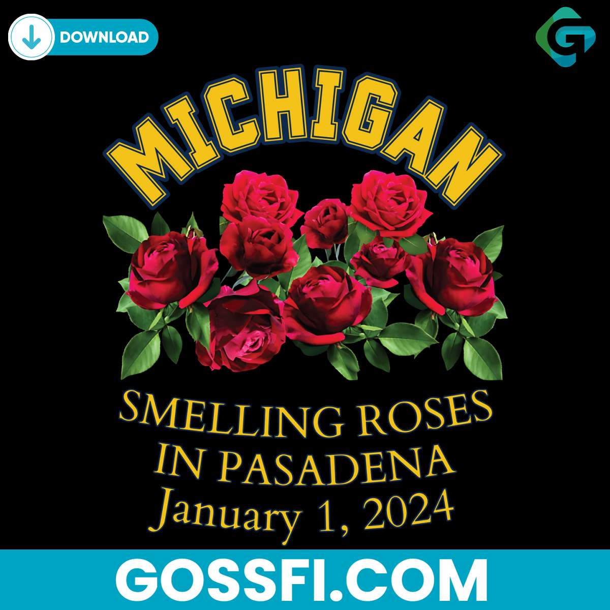 michigan-wolverines-smelling-roses-in-pasadena-png