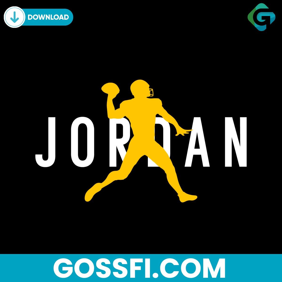 jordan-love-green-bay-packers-svg-digital-download