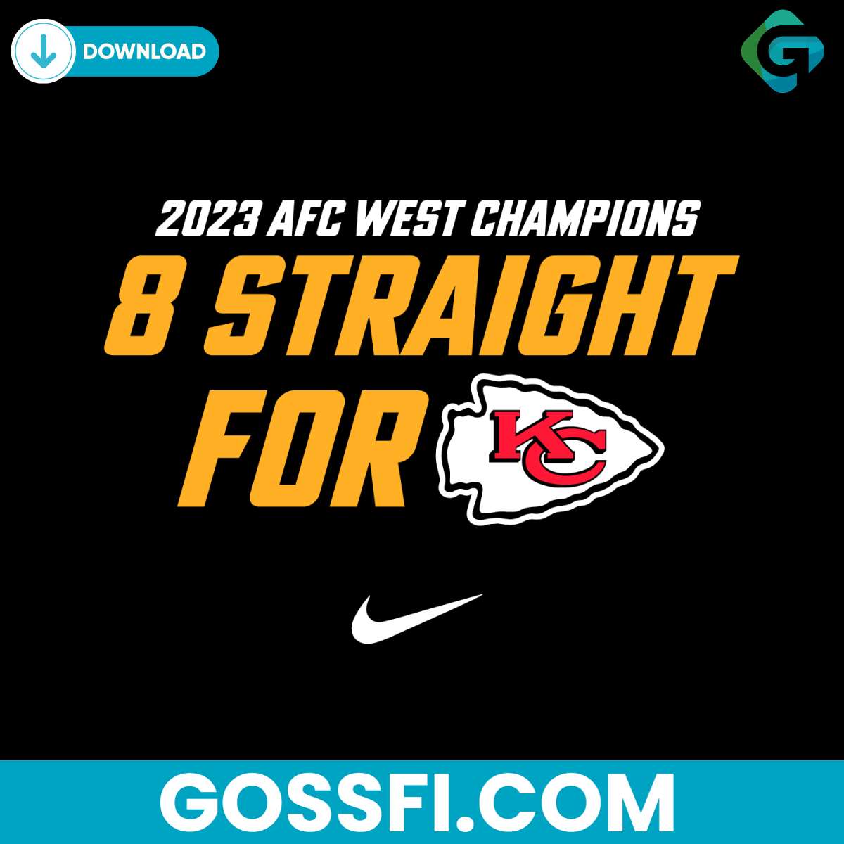 8-straight-for-kansas-city-chiefs-afc-west-division-champions-svg