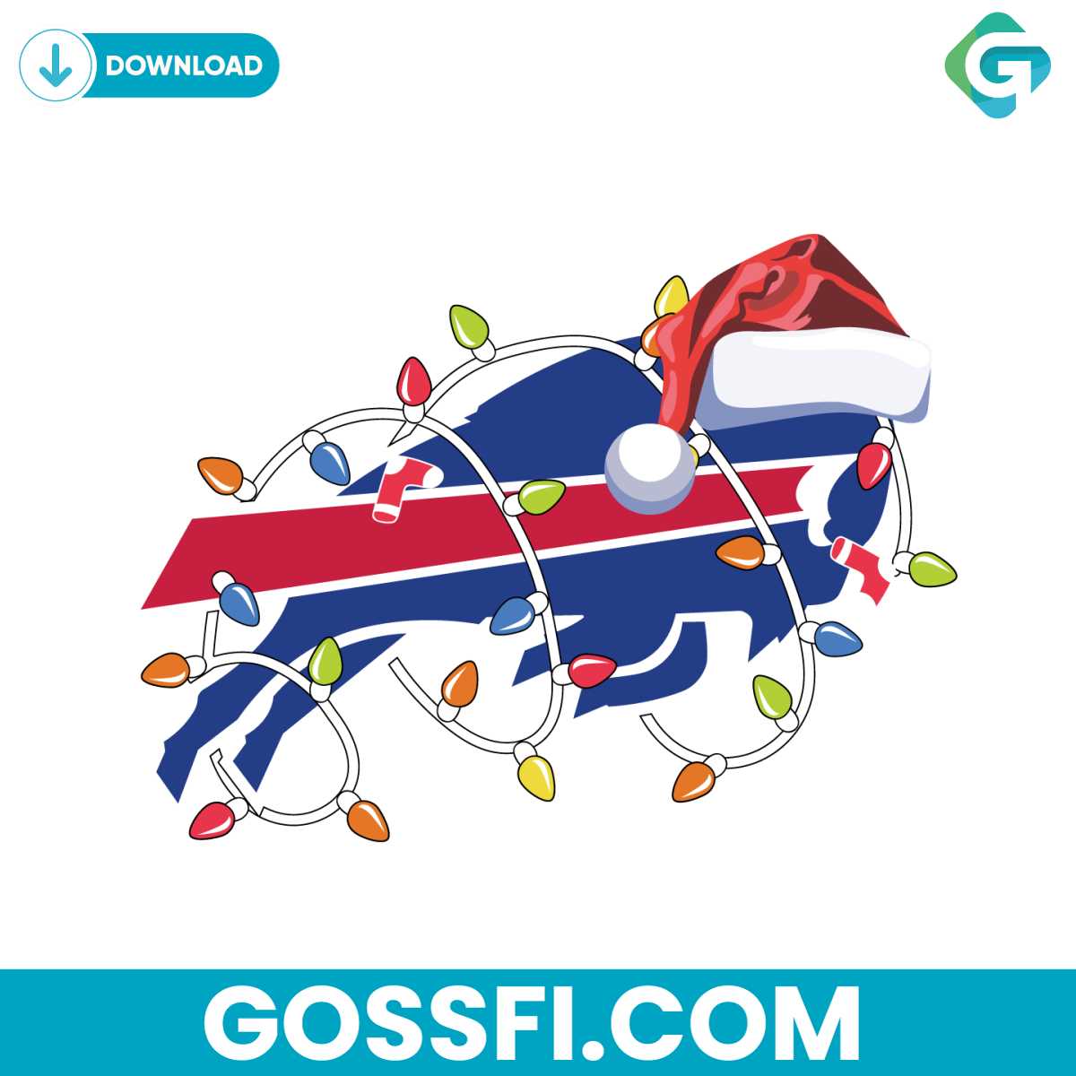 bills-with-santa-hat-and-christmas-light-svg