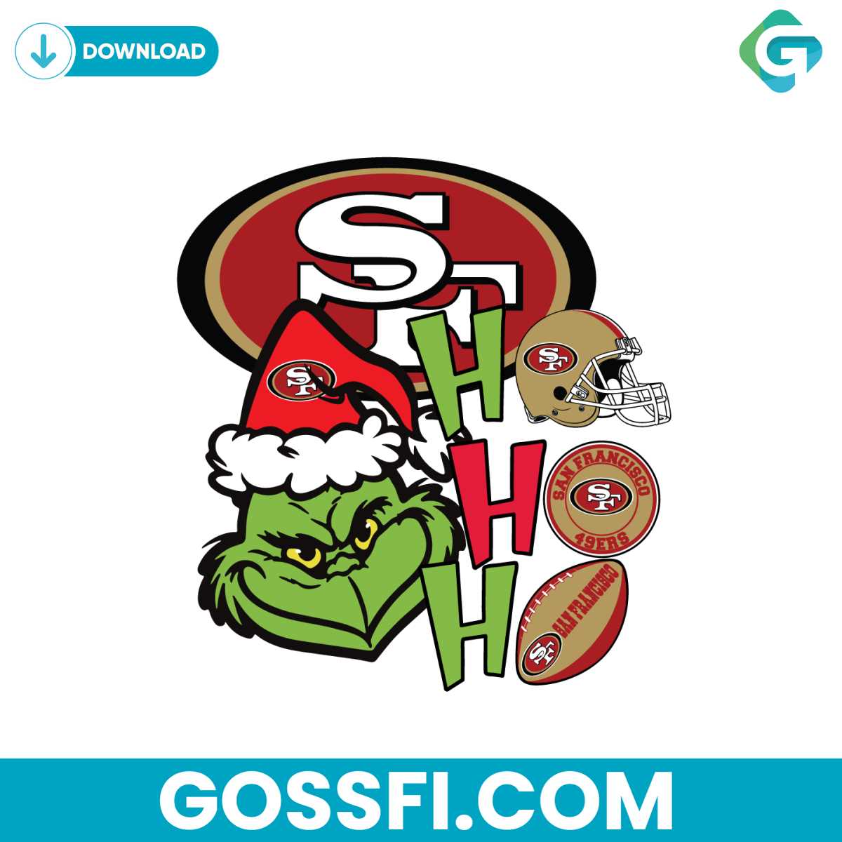 grinch-ho-ho-ho-san-francisco-49ers-svg-digital-download