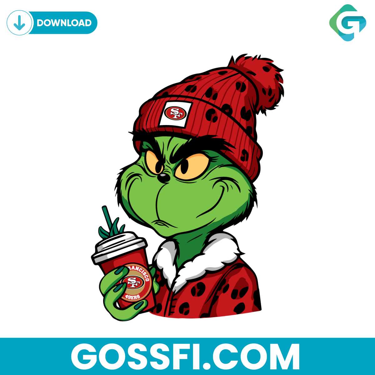 grinch-san-francisco-49ers-logo-svg-digital-download