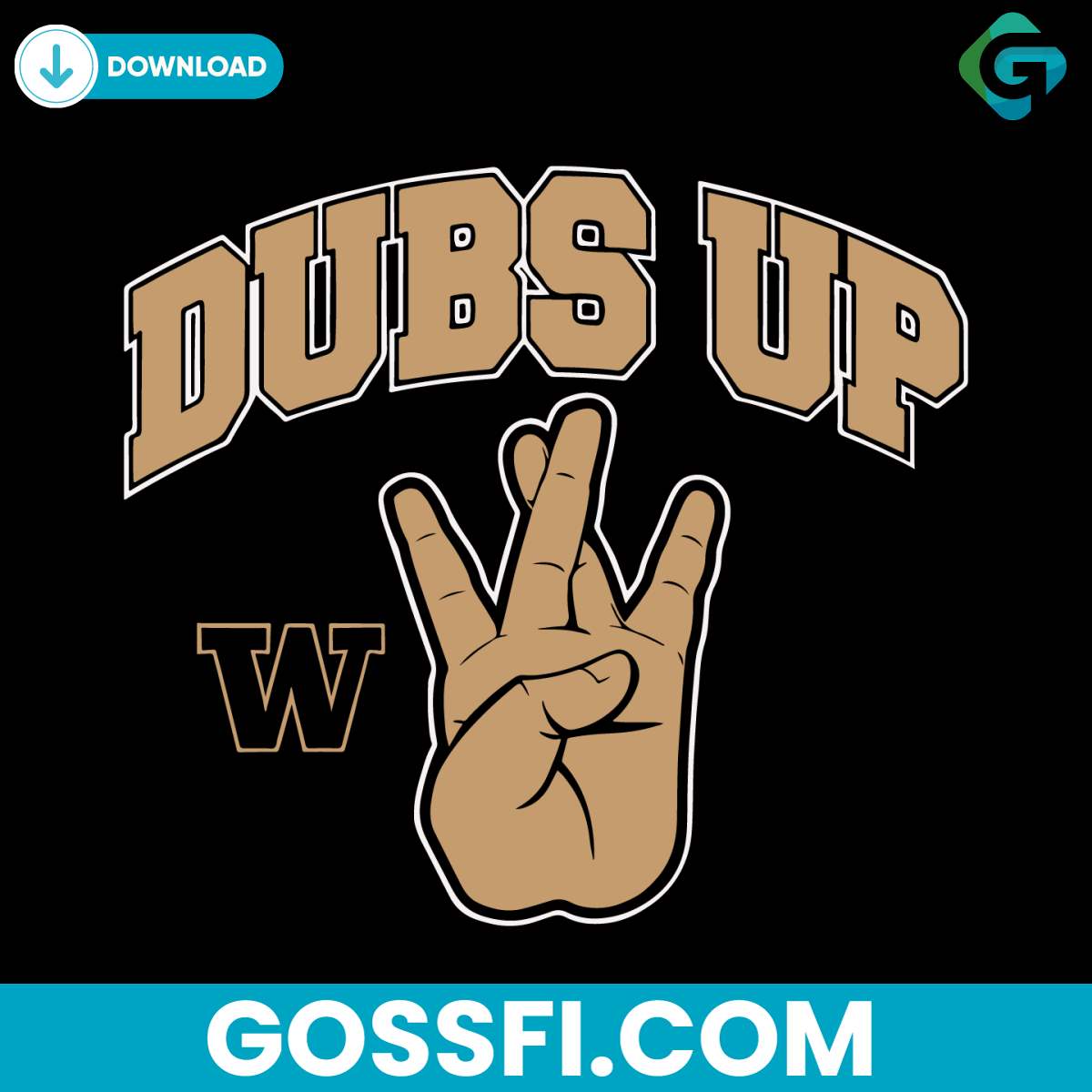 dubs-up-washington-huskies-ncaa-svg-digital-download
