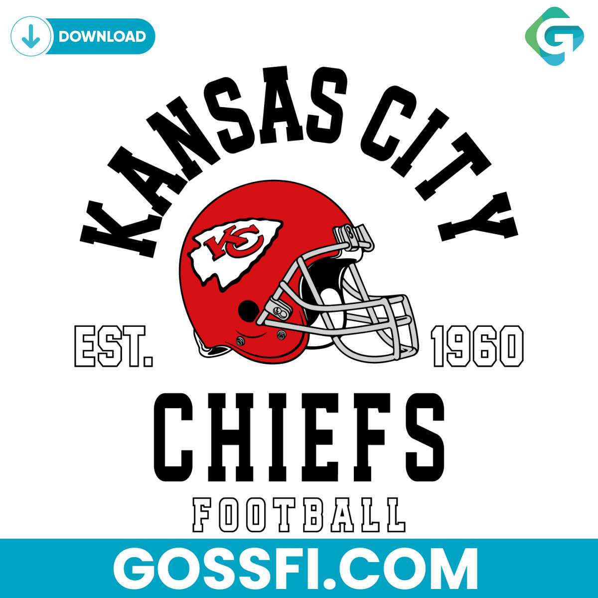 kansas-city-chiefs-football-helmet-svg-digital-download