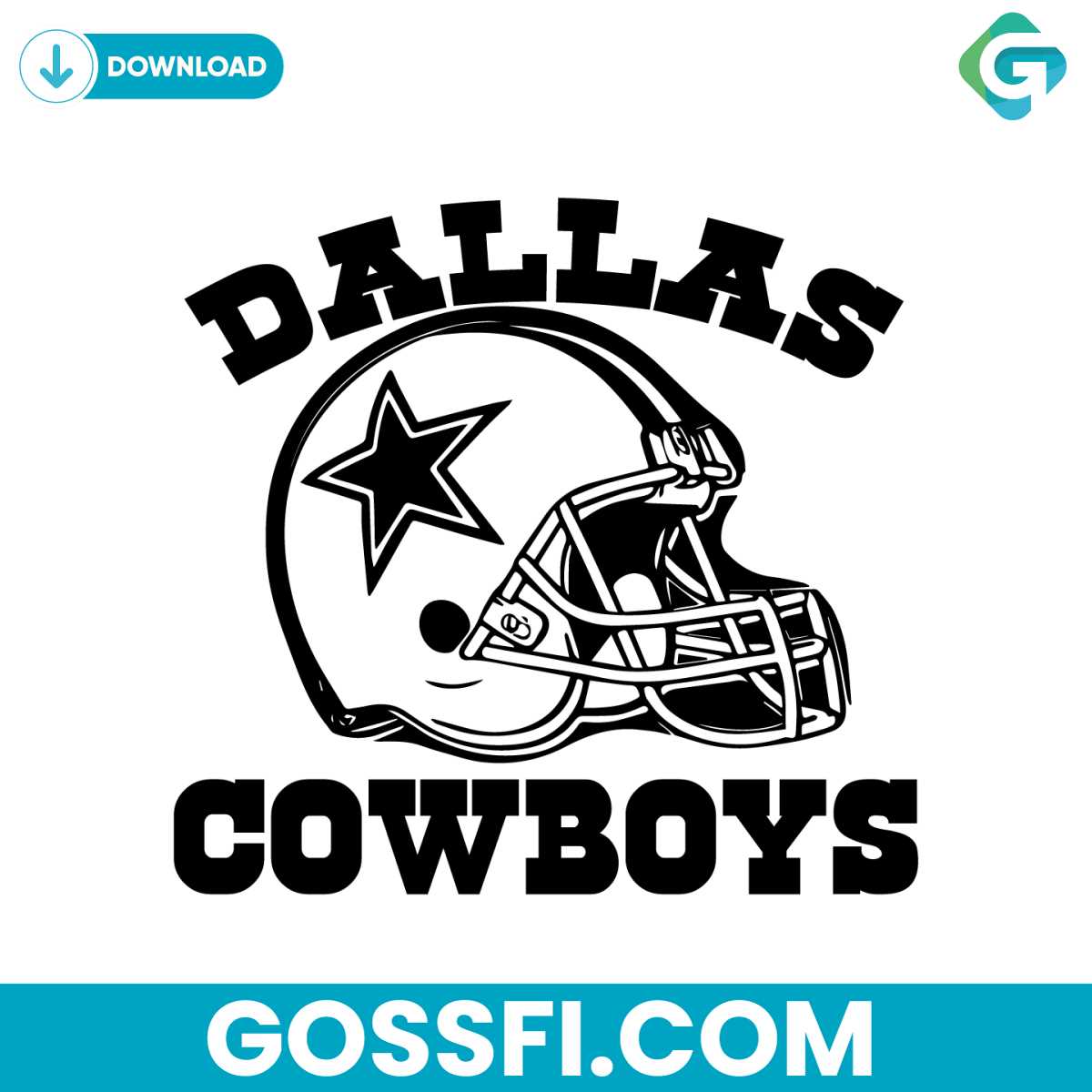 dallas-cowboys-helmet-svg-digital-download