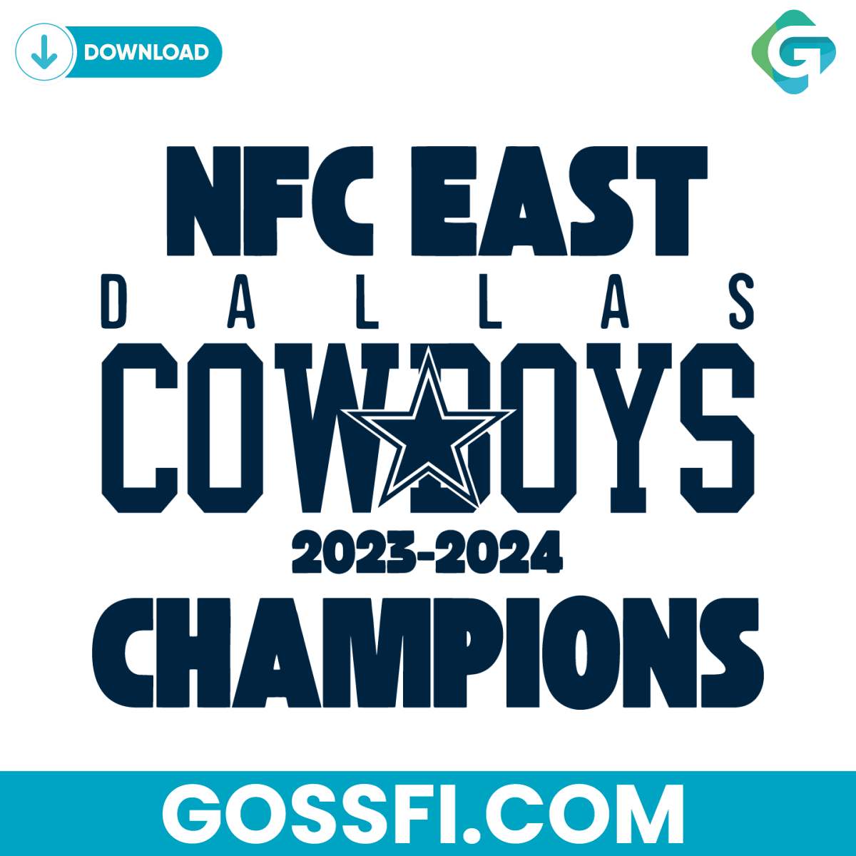 dallas-cowboys-champions-nfc-east-svg-digital-download