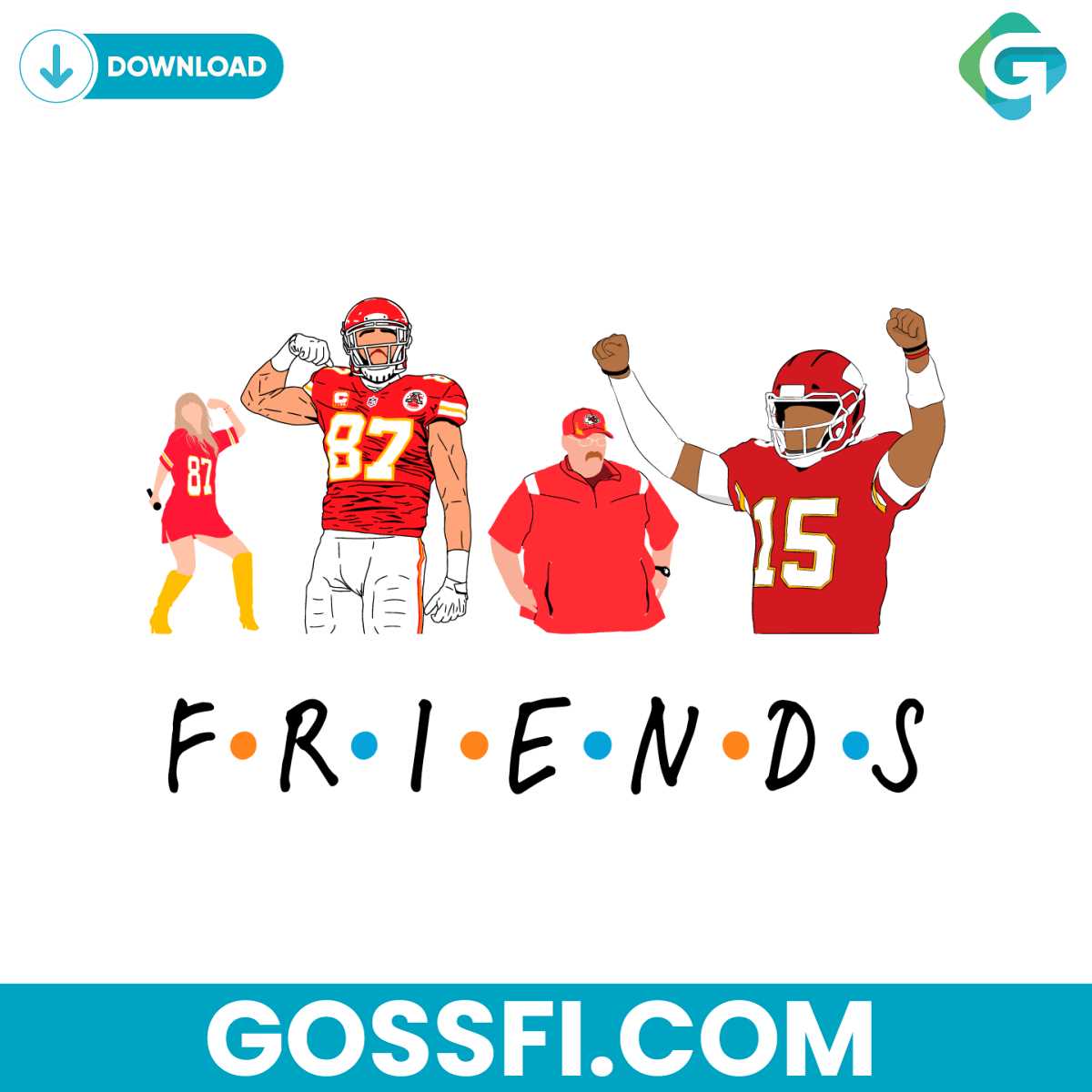 friends-kansas-city-chiefs-svg-digital-download