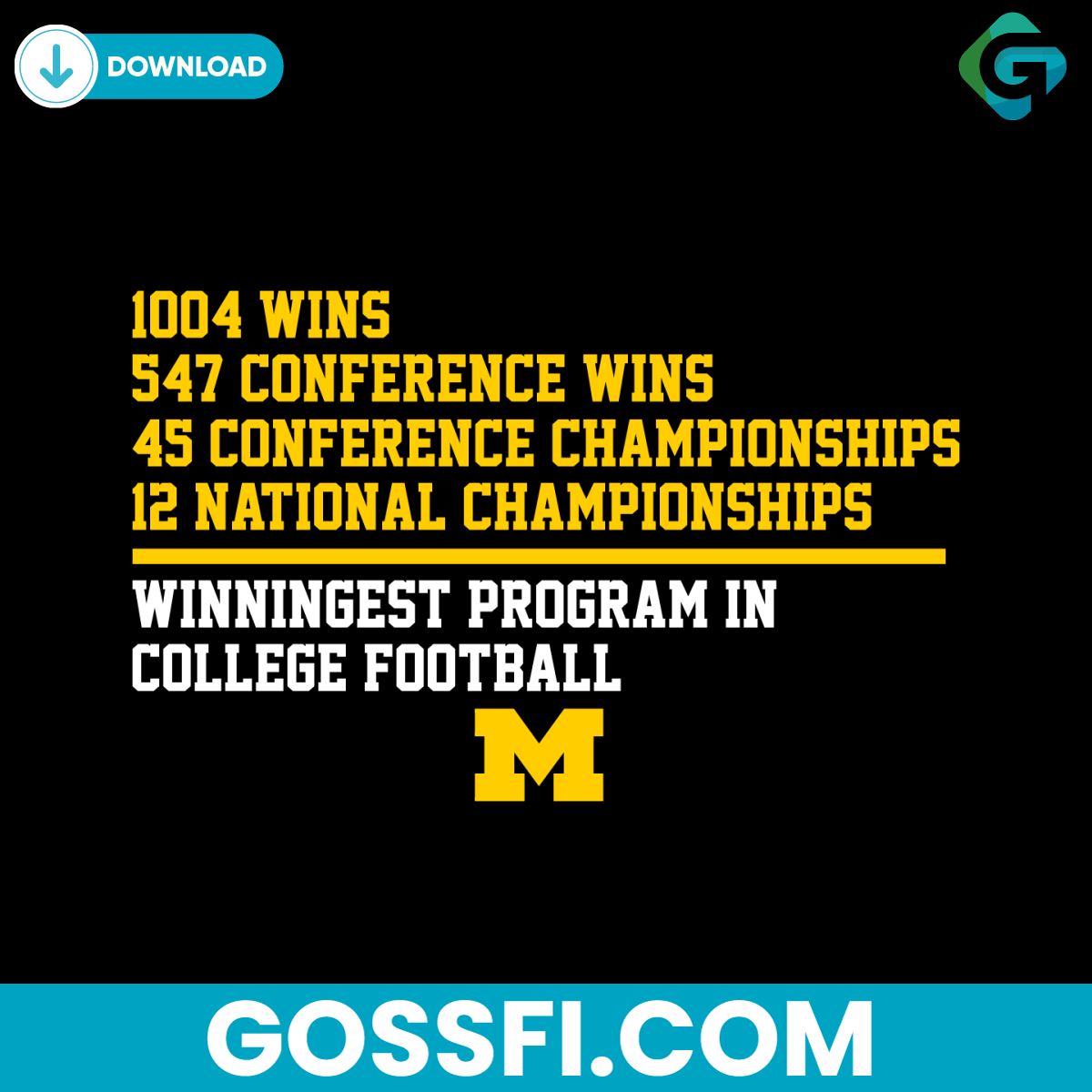 winningest-program-national-champions-michigan-football-svg