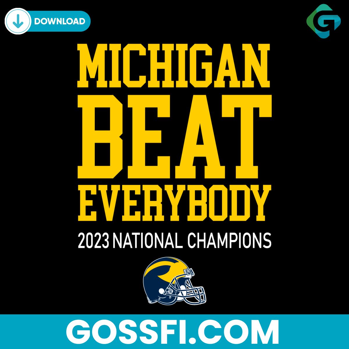 michigan-beat-everybody-2023-national-champions-svg