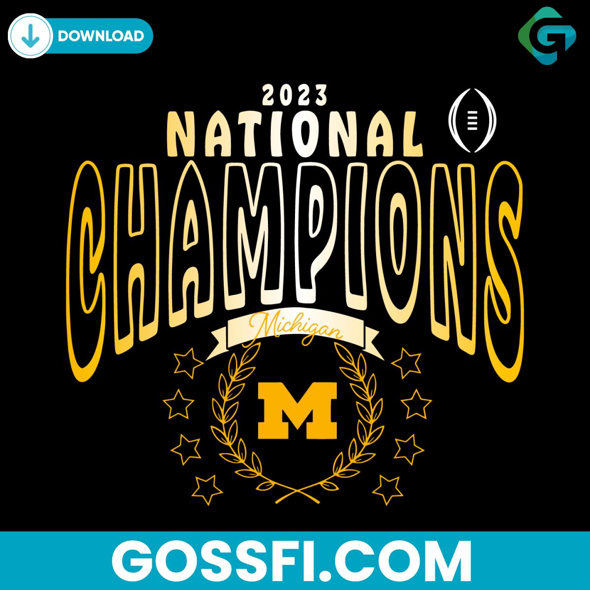 football-playoff-2023-national-champions-michigan-wolverines-svg