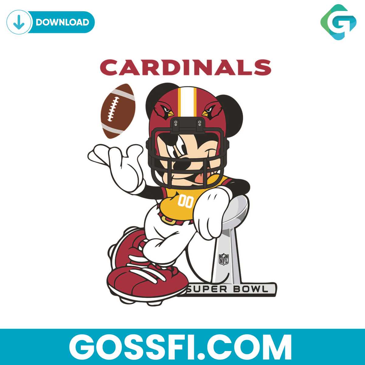 arizona-cardinals-mickey-mouse-svg