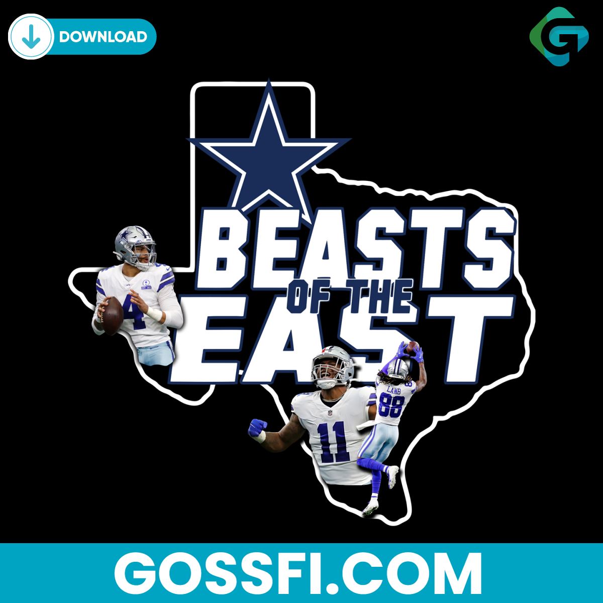 texas-map-dallas-cowboys-football-player-beast-of-the-east-png