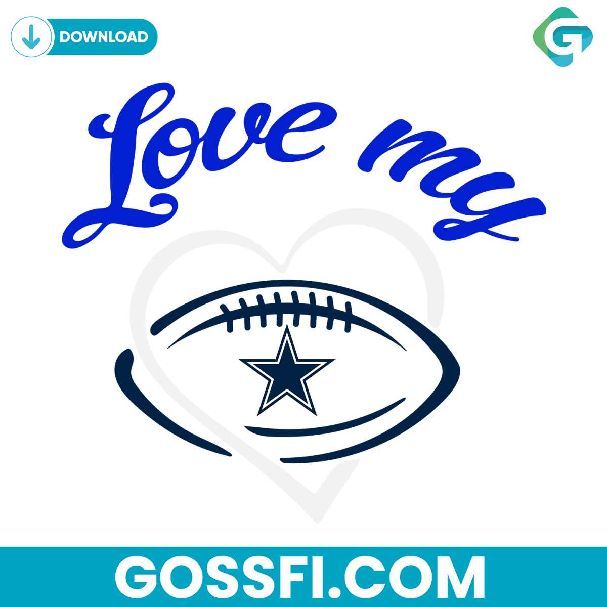 love-my-dallas-cowboys-svg-digital-download