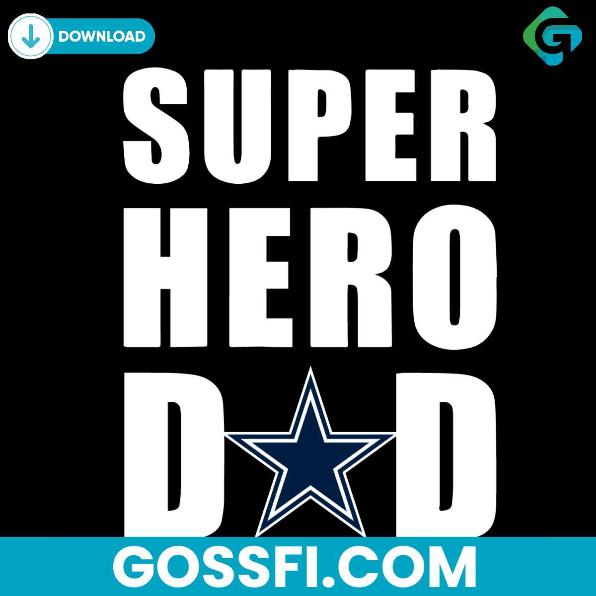 super-hero-dad-dallas-cowboys-svg