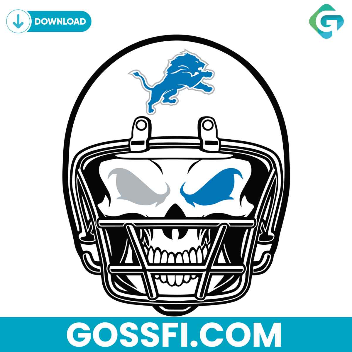 detroit-lions-skull-helmet-svg-digital-download