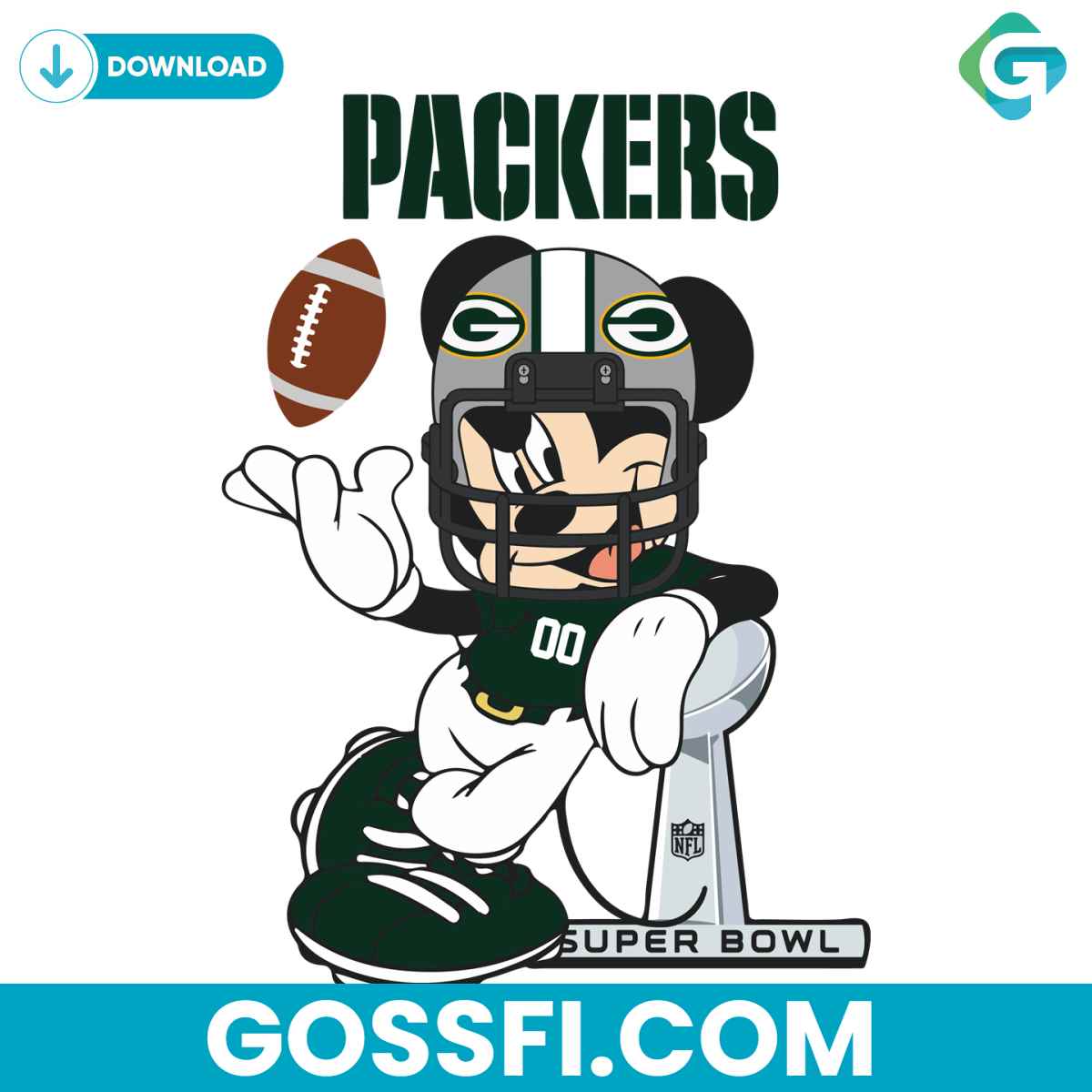 green-bay-packers-mickey-mouse-svg