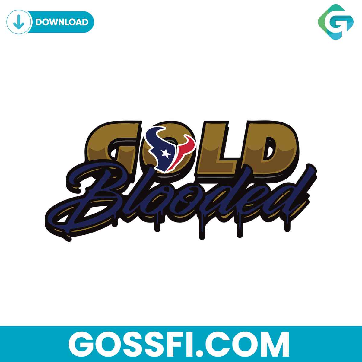 gold-blooded-houston-texans-svg-digital-download