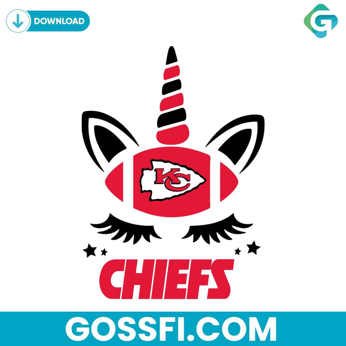 kansas-city-chiefs-unicorn-svg-cricut-digital-download