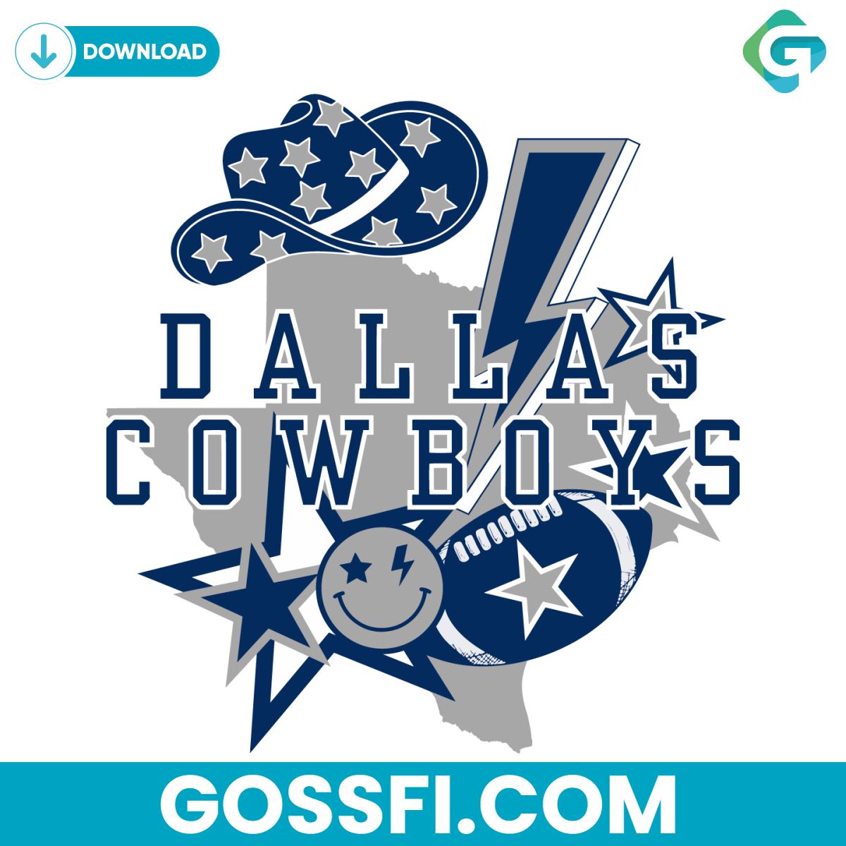 dallas-cowboys-star-lighting-hat-football-svg-digital-download