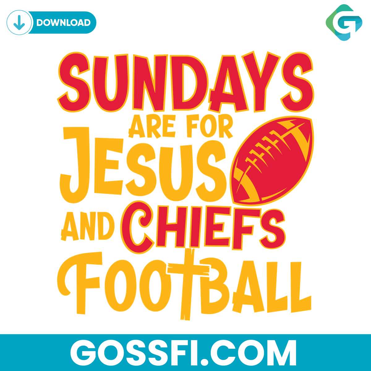 sundays-are-for-jesus-and-chiefs-football-svg