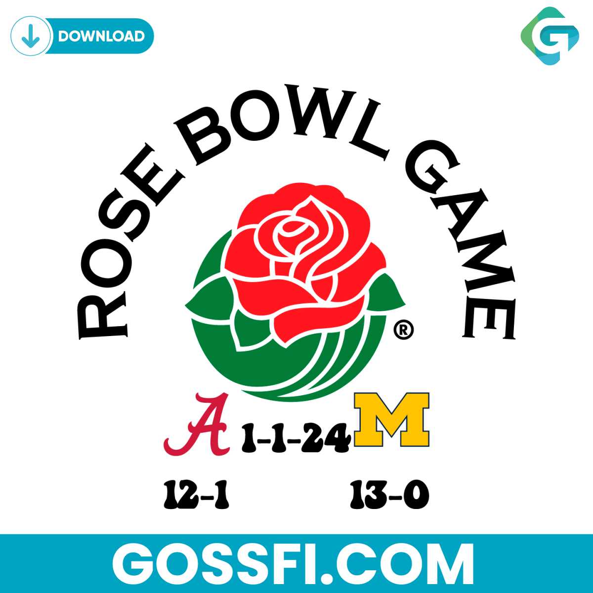 rose-bowl-2024-alabama-vs-michigan-svg