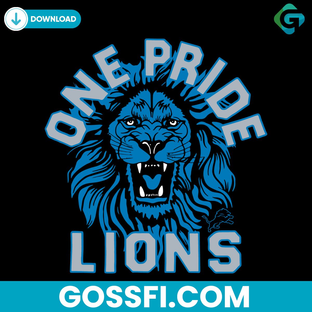 one-pride-lions-detroit-football-svg-digital-download