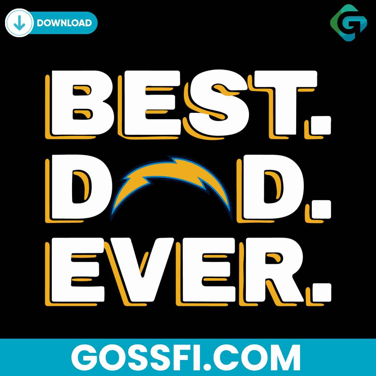 best-dad-ever-los-angeles-chargers-svg