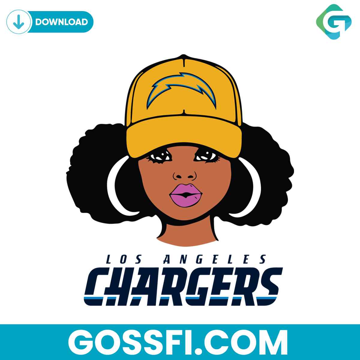 los-angeles-chargers-girl-svg-cricut-digital-download