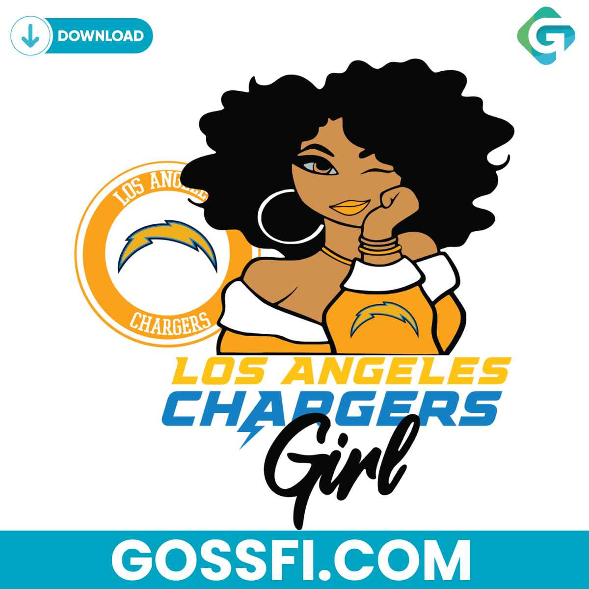 los-angeles-chargers-girl-svg-cricut-digital-download