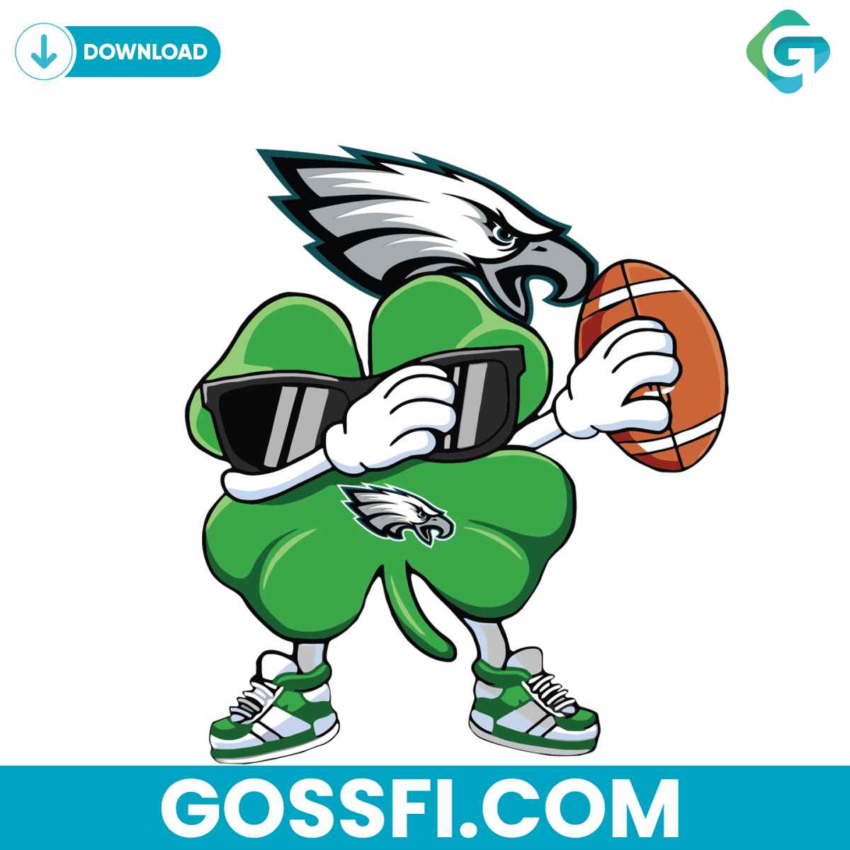 dabbing-shamrock-football-philadelphia-eagles-svg