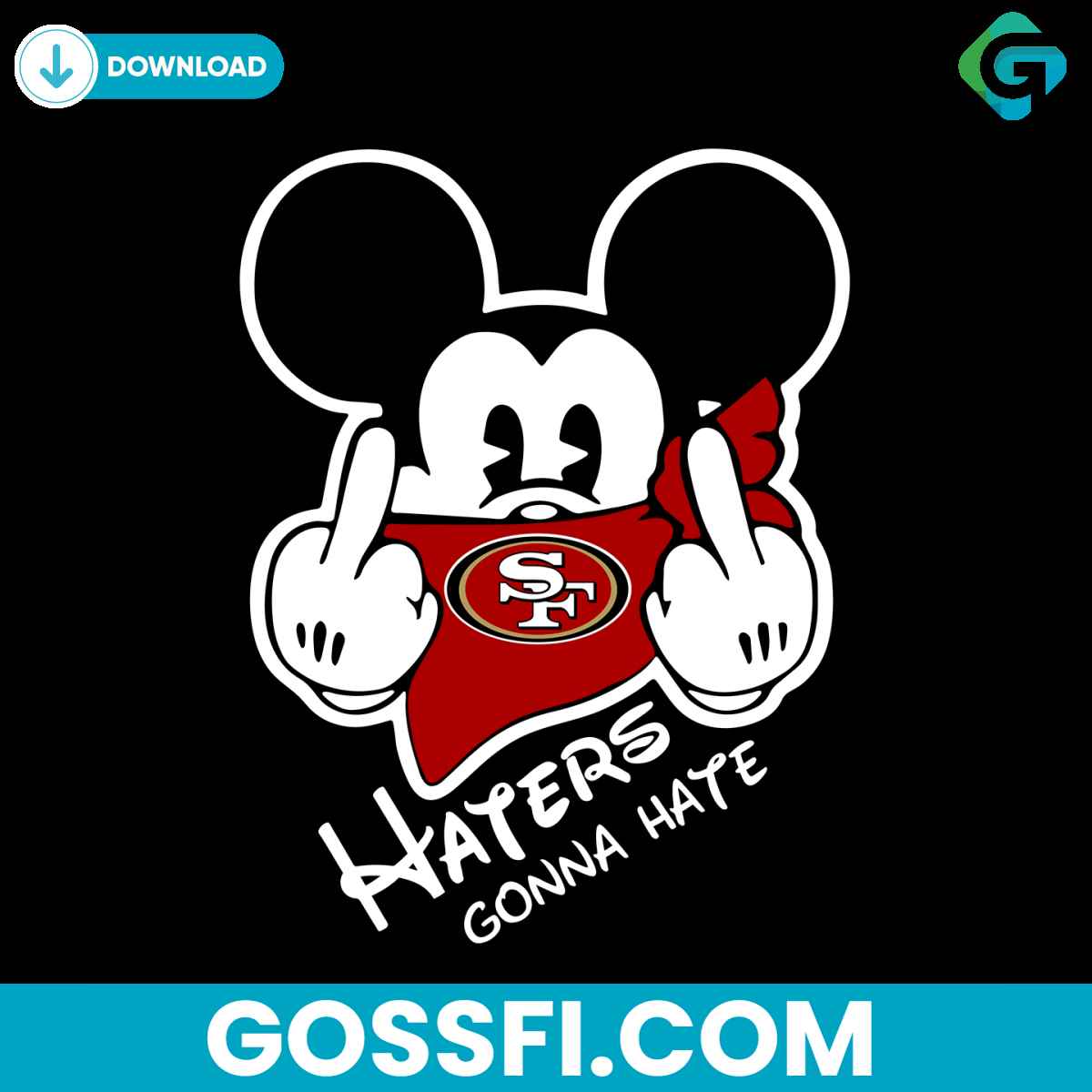 haters-gonna-hate-san-francisco-49ers-svg