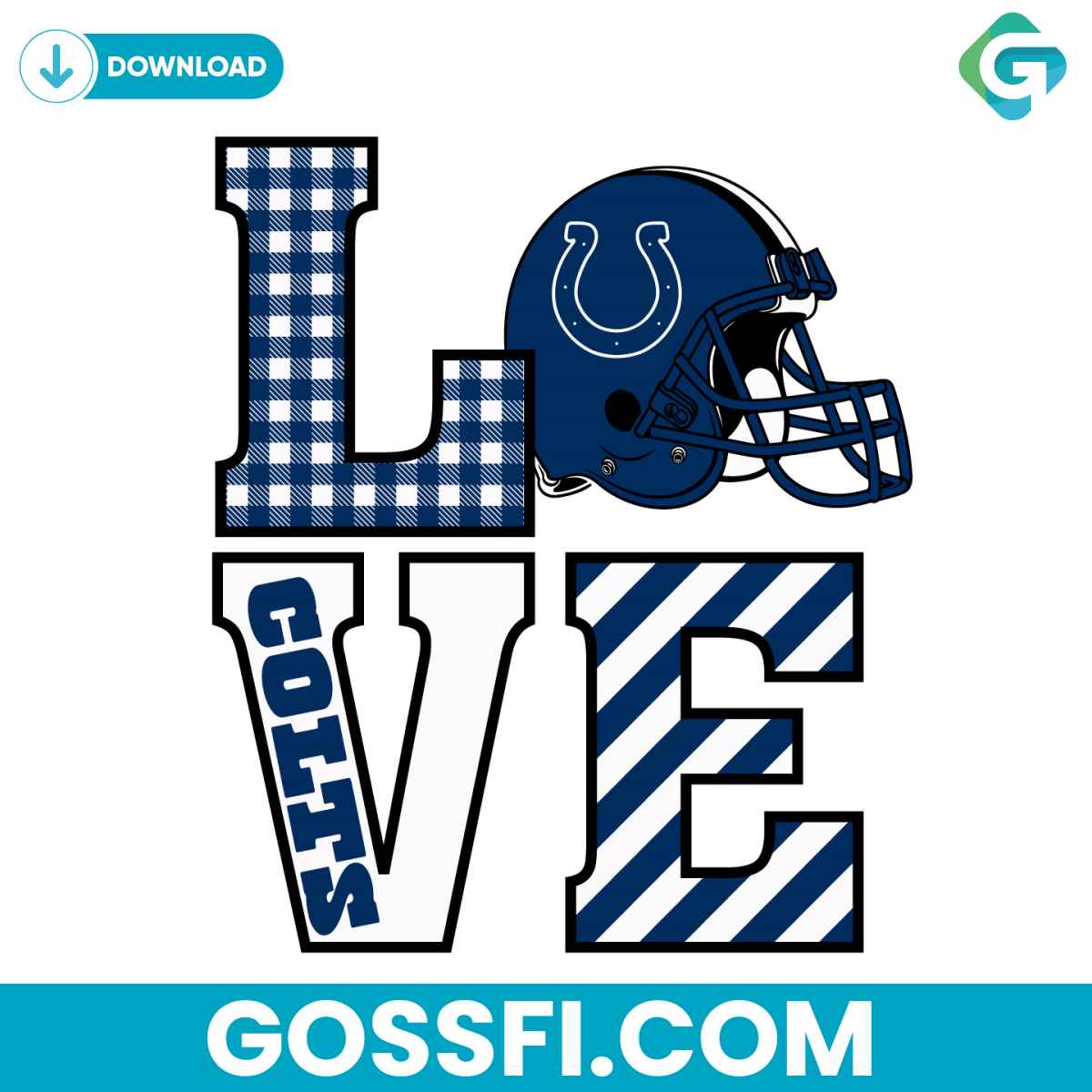 love-indianapolis-colts-helmet-svg-digital-download